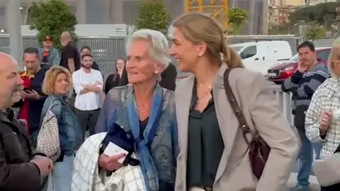 La infanta Cristina y su exsuegra, Claire Liebaert La infanta Cristina y su exsuegra, Claire Liebaert