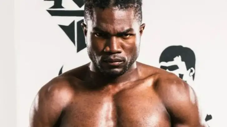 El boxeador Ardi Ndembo en una imagen subida a redes sociales por el presidente de la WBC El boxeador Ardi Ndembo en una imagen subida a redes sociales por el presidente de la WBC