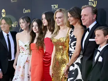 Nicole Kidman con su marido, Keith Urban, sus hijas y el resto de su familia Nicole Kidman con su marido, Keith Urban, sus hijas y el resto de su familia