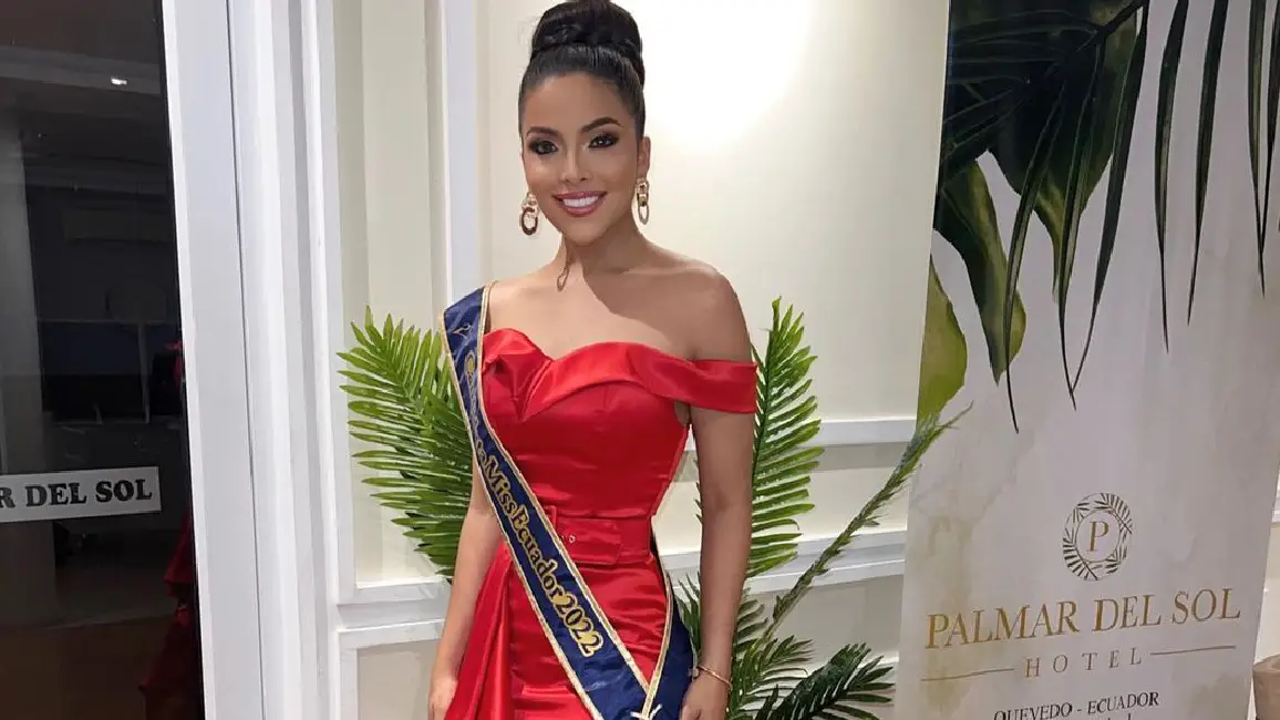 La modelo asesinada, cuando aspir&oacute; a Miss Ecuador