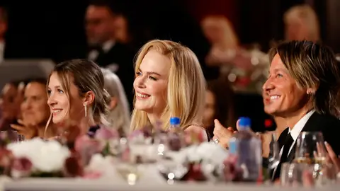 Nicole Kidman con su marido Keith Urban y su hija Sunday Rose Nicole Kidman con su marido Keith Urban y su hija Sunday Rose