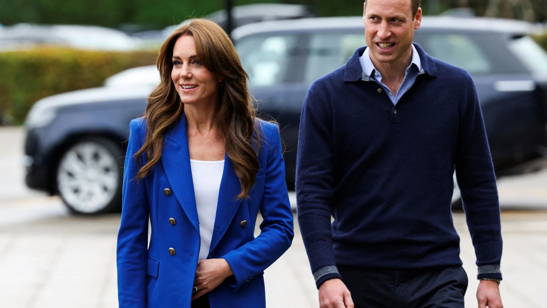 Los príncipes de Gales, Kate y Guillermo, en una visita a la localidad de Marlow Los príncipes de Gales, Kate y Guillermo, en una visita a la localidad de Marlow