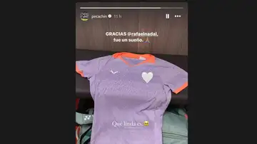 La historia de Pedro Cachín en Instagram