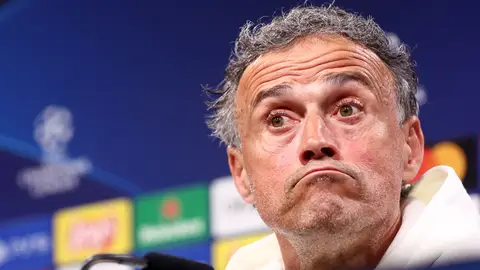 Luis Enrique, en la rueda de prensa previa a la semifinal de Champions League Luis Enrique, en la rueda de prensa previa a la semifinal de Champions League