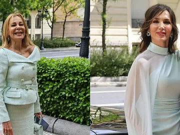 Ana Obregón y Paloma Lago en la boda de Javier García Obregón Ana Obregón y Paloma Lago en la boda de Javier García Obregón