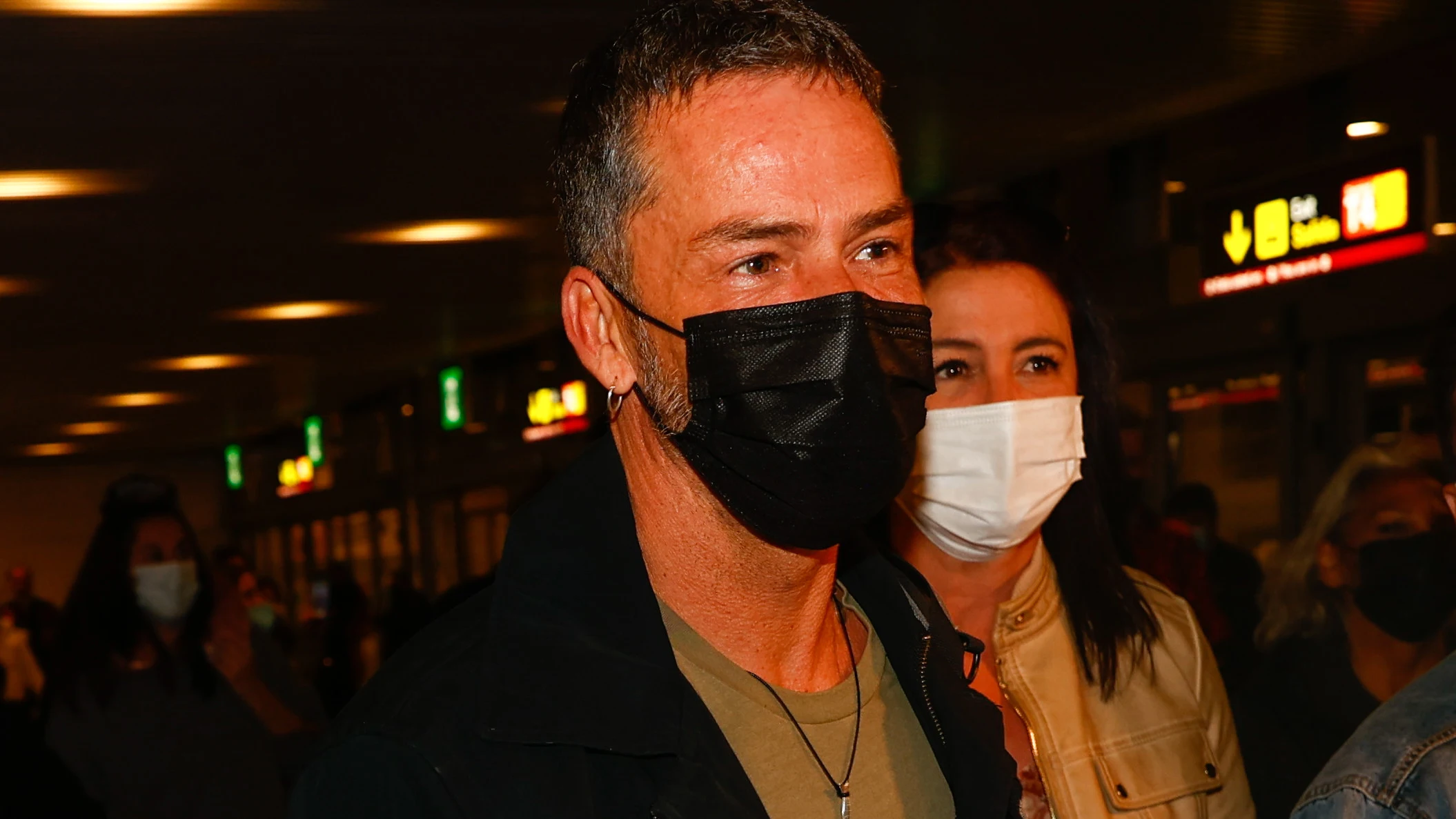 Nacho Palau en el aeropuerto de Madrid en 2022 Nacho Palau en el aeropuerto de Madrid en 2022