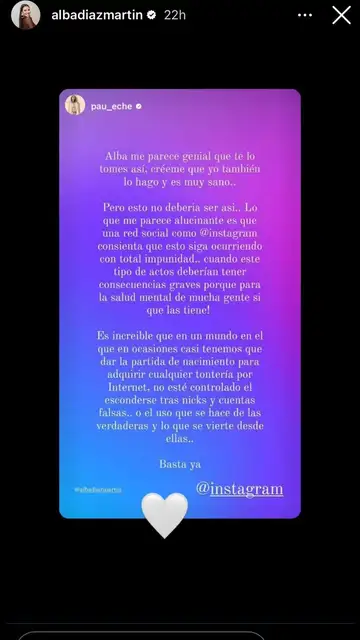 Paula Echevarría muestra su apoyo a Alba Díaz Paula Echevarría muestra su apoyo a Alba Díaz