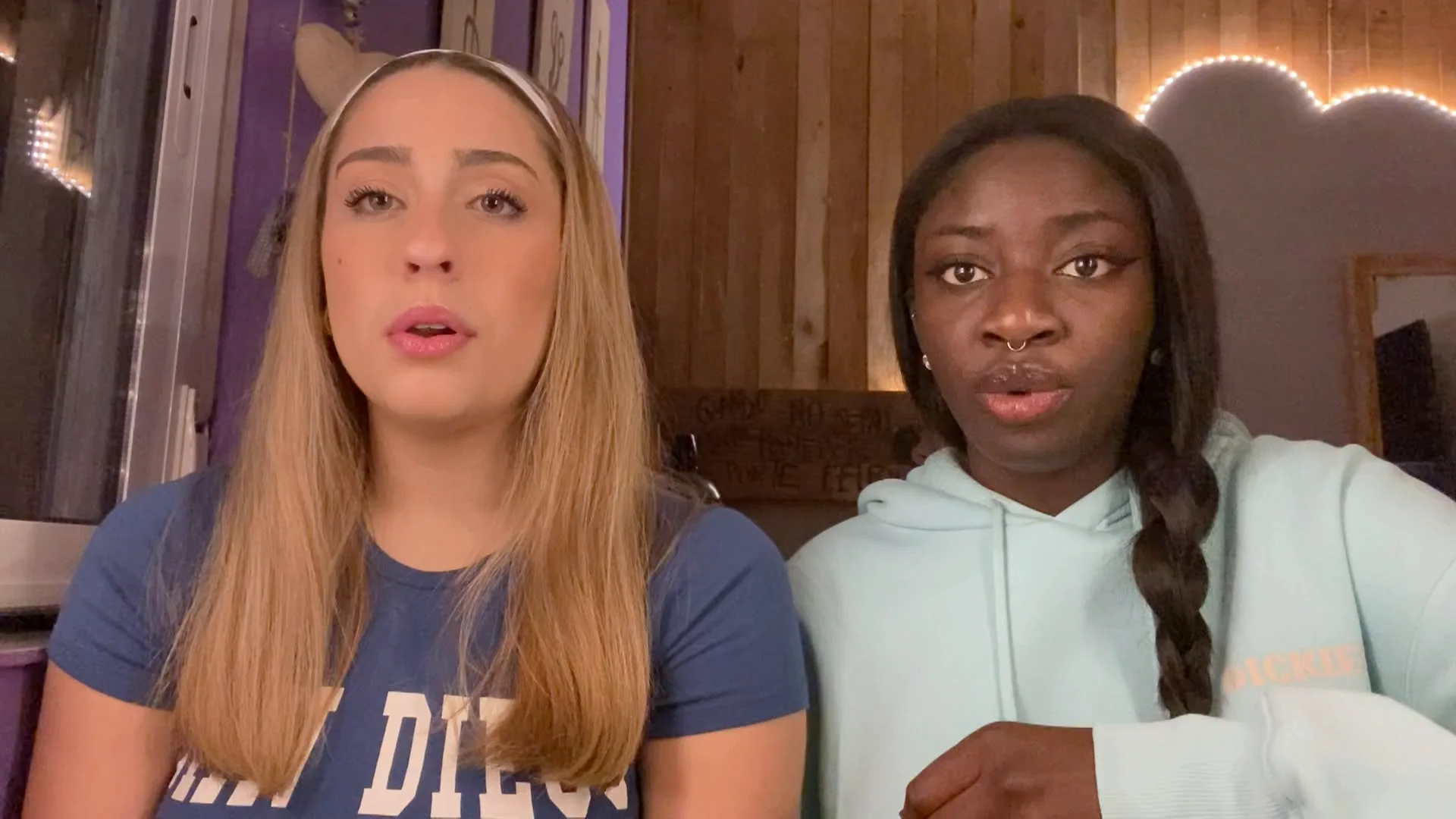 Daniela y Maguette, dos j&oacute;venes asturianas que han recibido comentarios racistas por un v&iacute;deo de TikTok