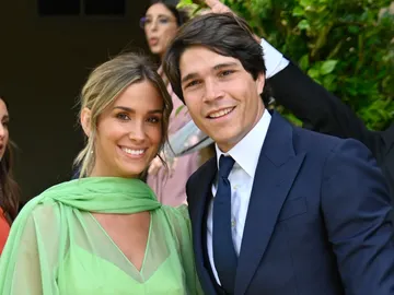 María Pombo y Pablo Castellano en la boda de Lucía Pombo María Pombo y Pablo Castellano en la boda de Lucía Pombo