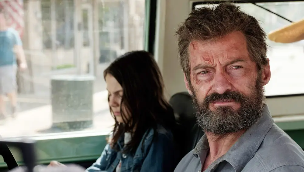 Hugh Jackman y Dafne Keen en Logan Hugh Jackman y Dafne Keen en Logan
