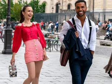 Lily Collins en Emily in Paris Lily Collins en Emily in Paris