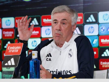 Ancelotti, en la rueda de prensa previa al Real Madrid-Cádiz