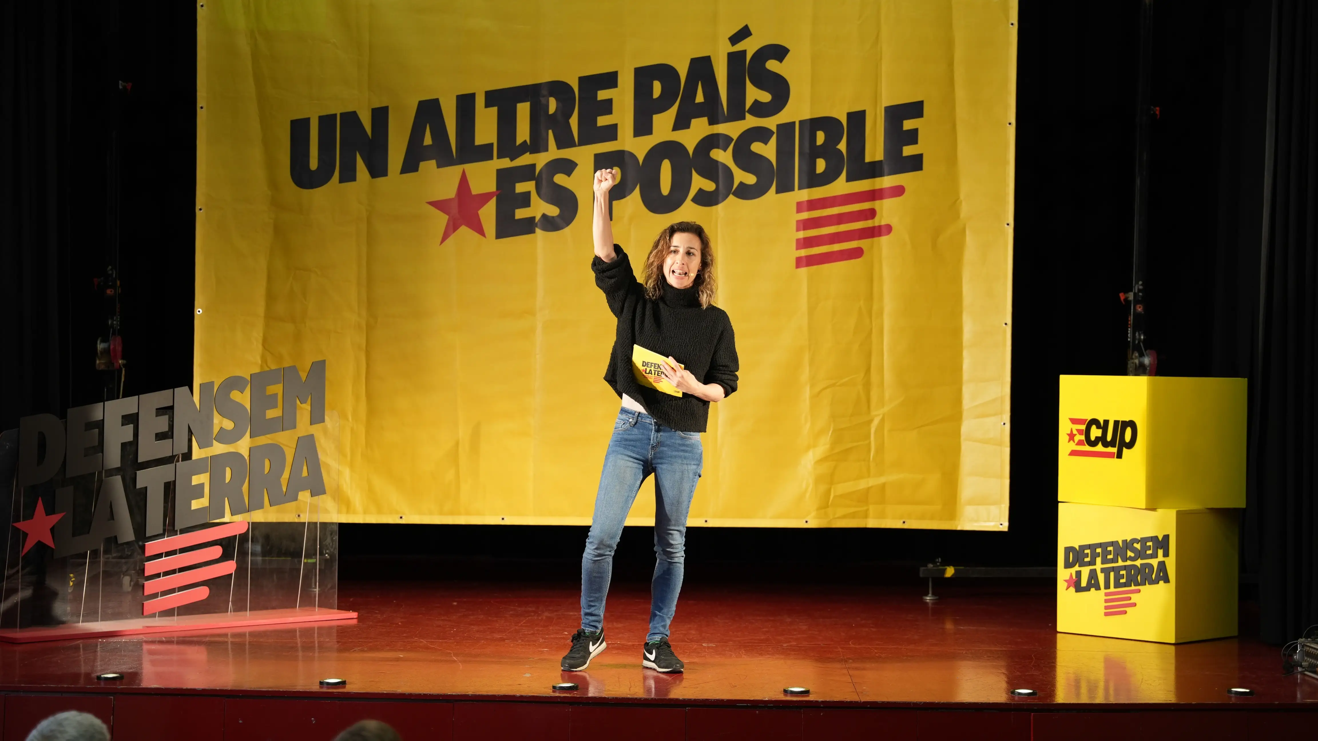 La candidata de la CUP a las elecciones catalanas, Laia Estrada