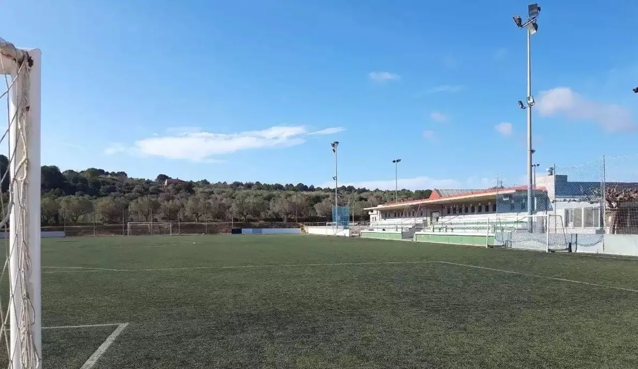 Imagen subida por el Ajuntament del Vendrell del campo de futbol municipal del Camí de Roda