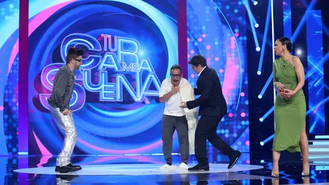 Miguel Lago, a punto de provocar el mayor descuido de Àngel Llàcer en Tu cara me suena Miguel Lago, a punto de provocar el mayor descuido de Àngel Llàcer en Tu cara me suena