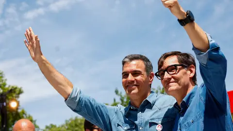 Pedro Sánchez y Salvador Illa Pedro Sánchez y Salvador Illa