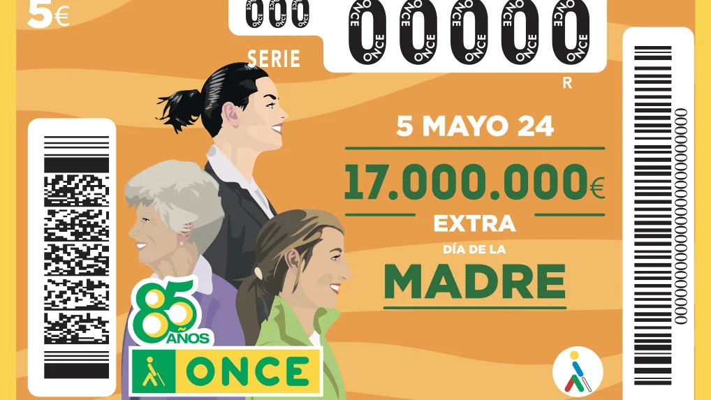 Cup&oacute;n Extra de la ONCE por el D&iacute;a de la Madre 2024