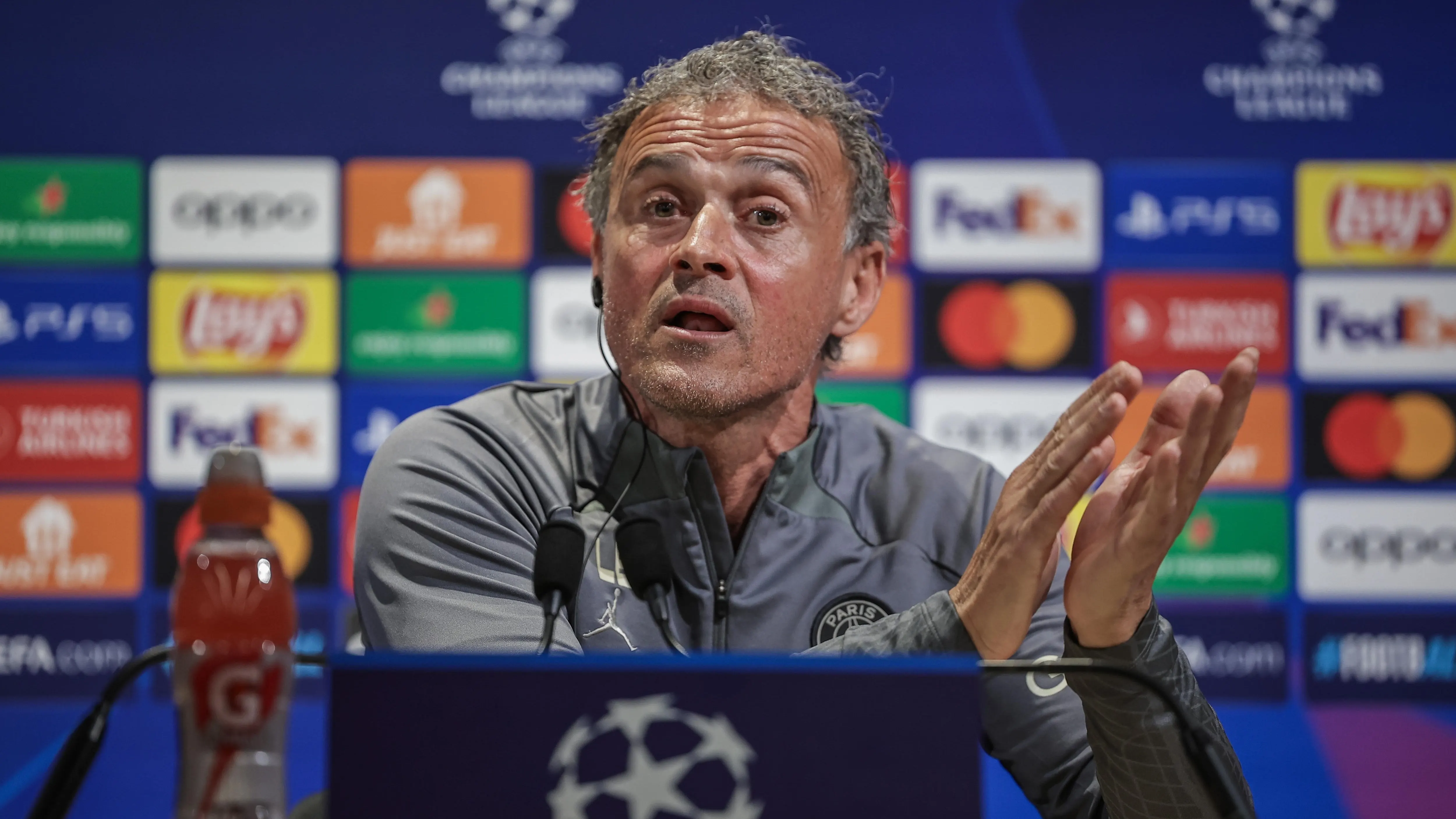 Luis Enrique, en rueda de prensa Luis Enrique, en rueda de prensa