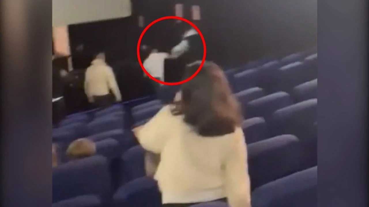 Pelea en un cine de León