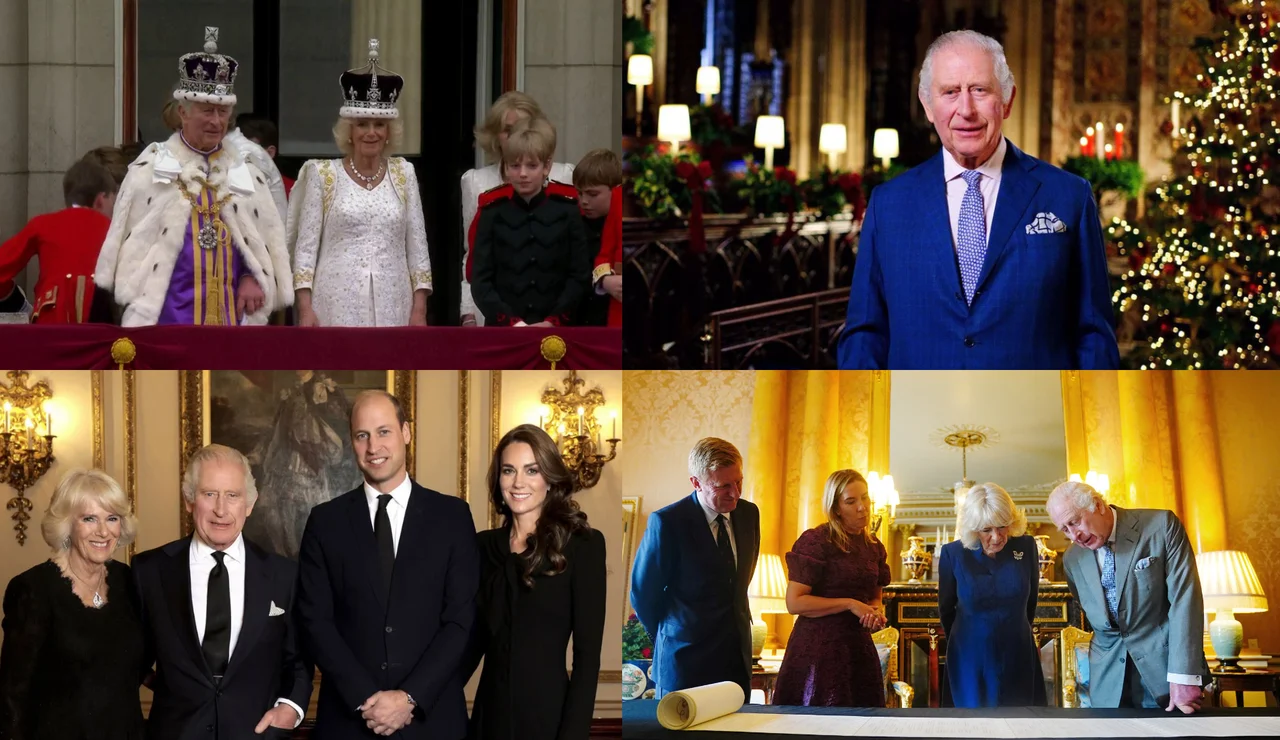 Primer aniversario de Carlos III al frente de la corona británica