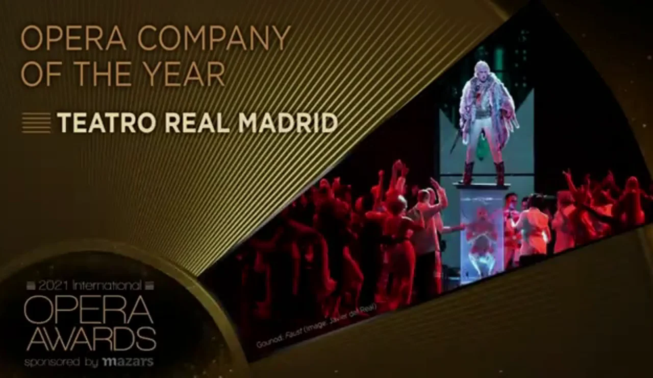 El Teatro Real de Madrid Premio Mejor compañía de ópera
