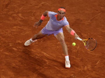 Rafa Nadal durante el Mutua Madrid Open 2024