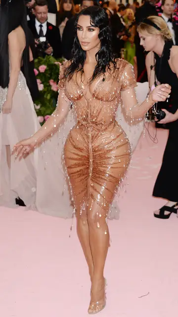 Kim Kardashian en la Met Gala 2019 Kim Kardashian en la Met Gala 2019