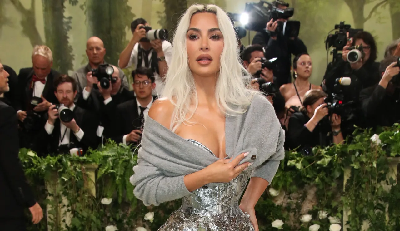Kim Kardashian en la Met Gala 2024
