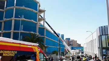 Se derrumba el forjado de un edificio en rehabilitación en Madrid