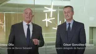 Josep Oliu y César González-Bueno