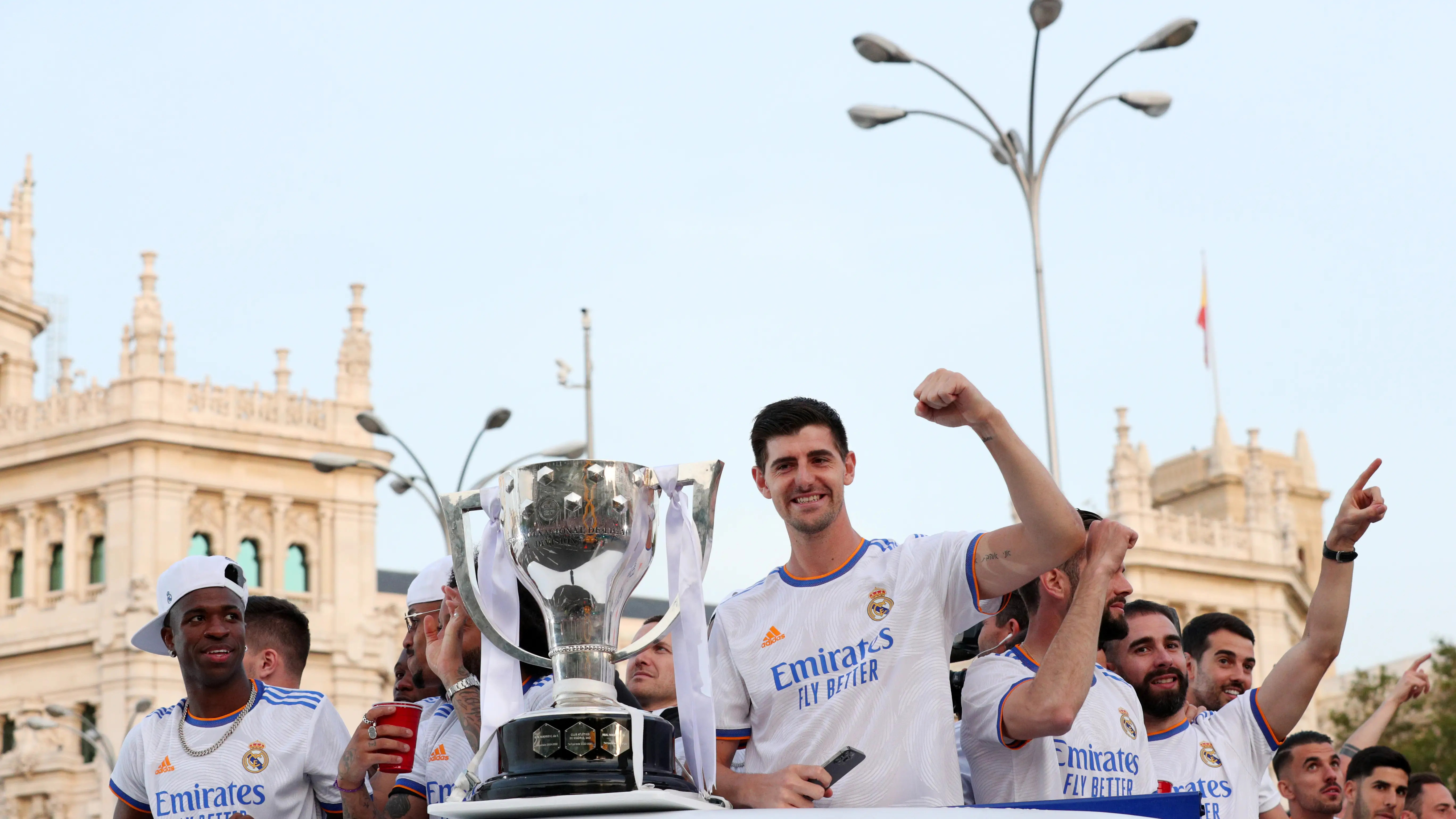 El Real Madrid, con el título de Liga en 2022 El Real Madrid, con el título de Liga en 2022