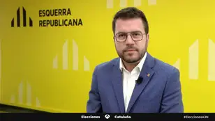  Pere Aragonès, el candidato de ERC a las elecciones catalanas