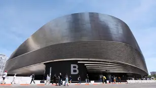 Aledaños del estadio Santiago Bernabéu