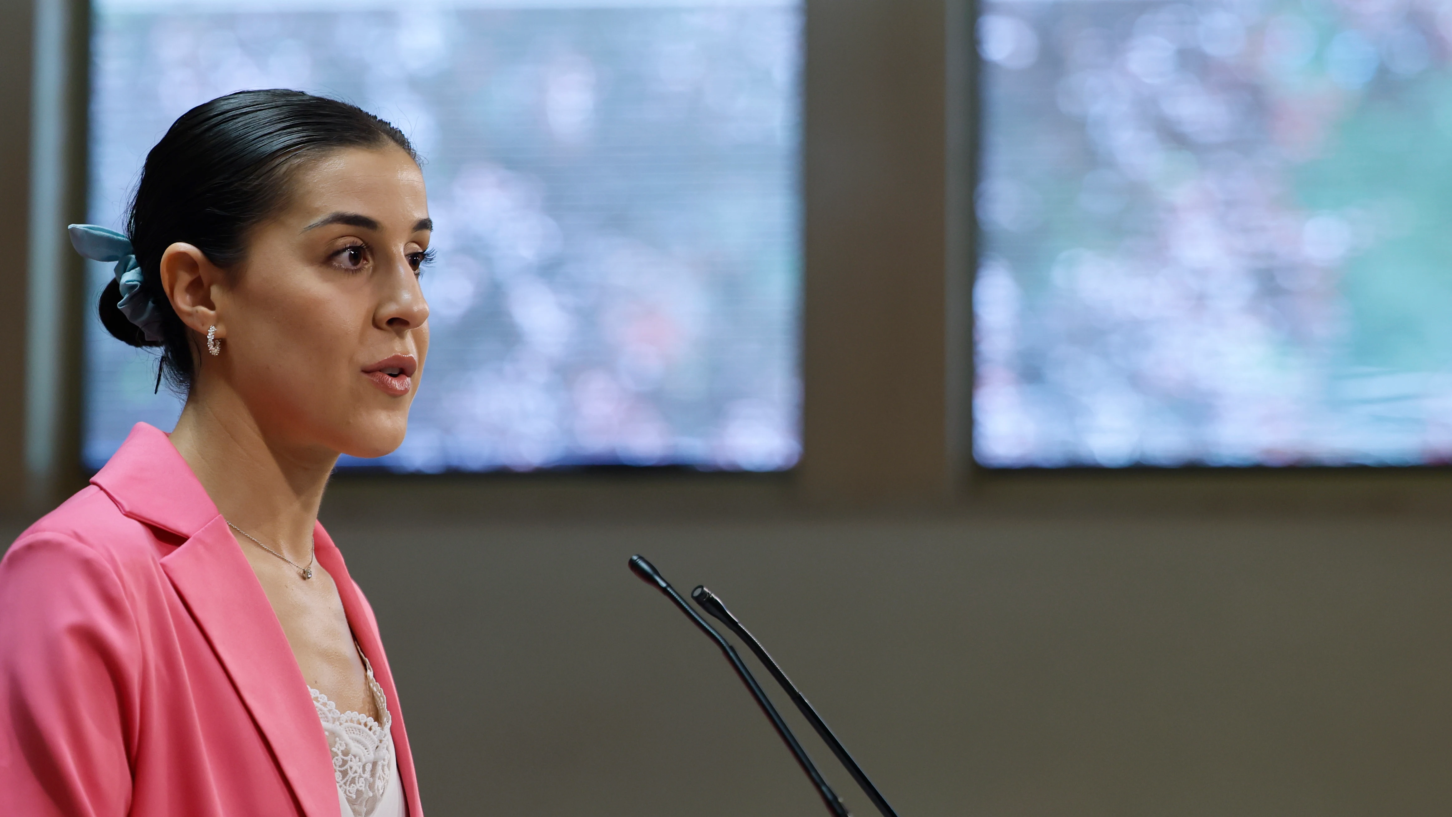 Carolina Mar&iacute;n tras ser reconocida con el Premio Princesa de Asturias de los Deportes 2024
