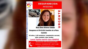 Máxima preocupación por Rosi, la mujer de 41 años desaparecida en Castellón: "Un chico en moto podría haberla visto"