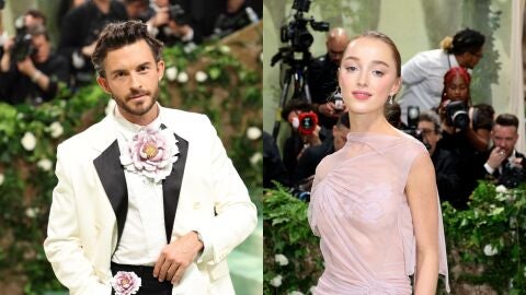 Jonathan Bailey y Phoebe Dynevor en la Met Gala