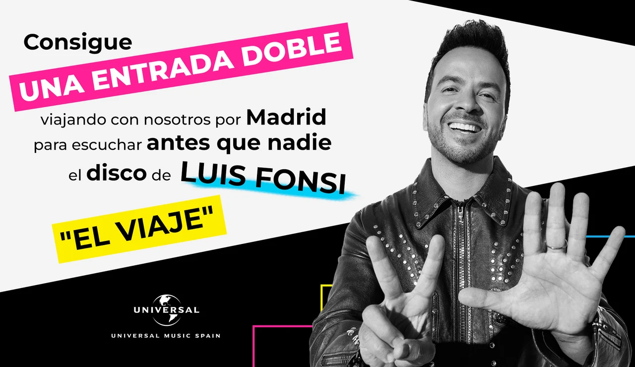 ¡Una experiencia inolvidable! Te invitamos a escuchar el nuevo disco de Luis Fonsi en un viaje en limusina por Madrid 