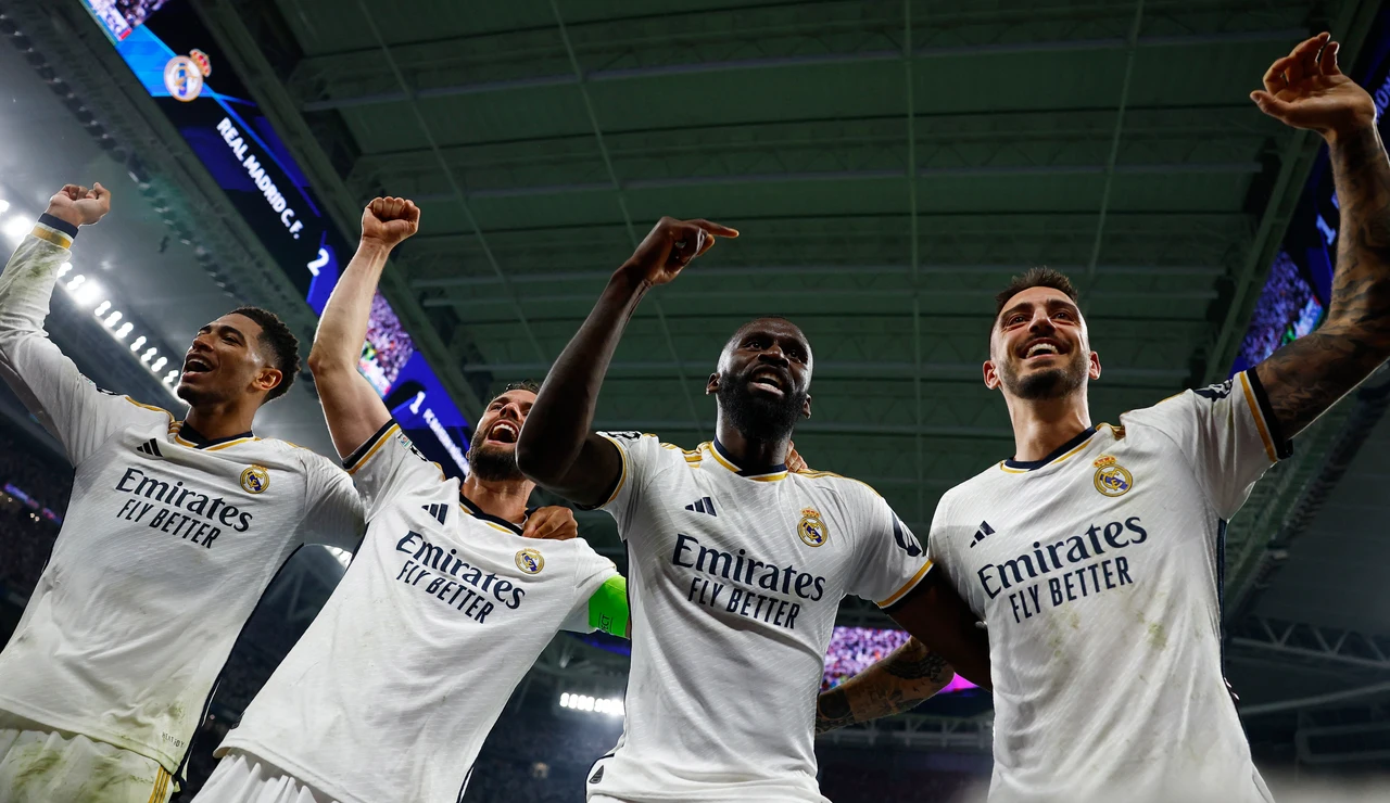 El Real Madrid celebra el pase a la final 