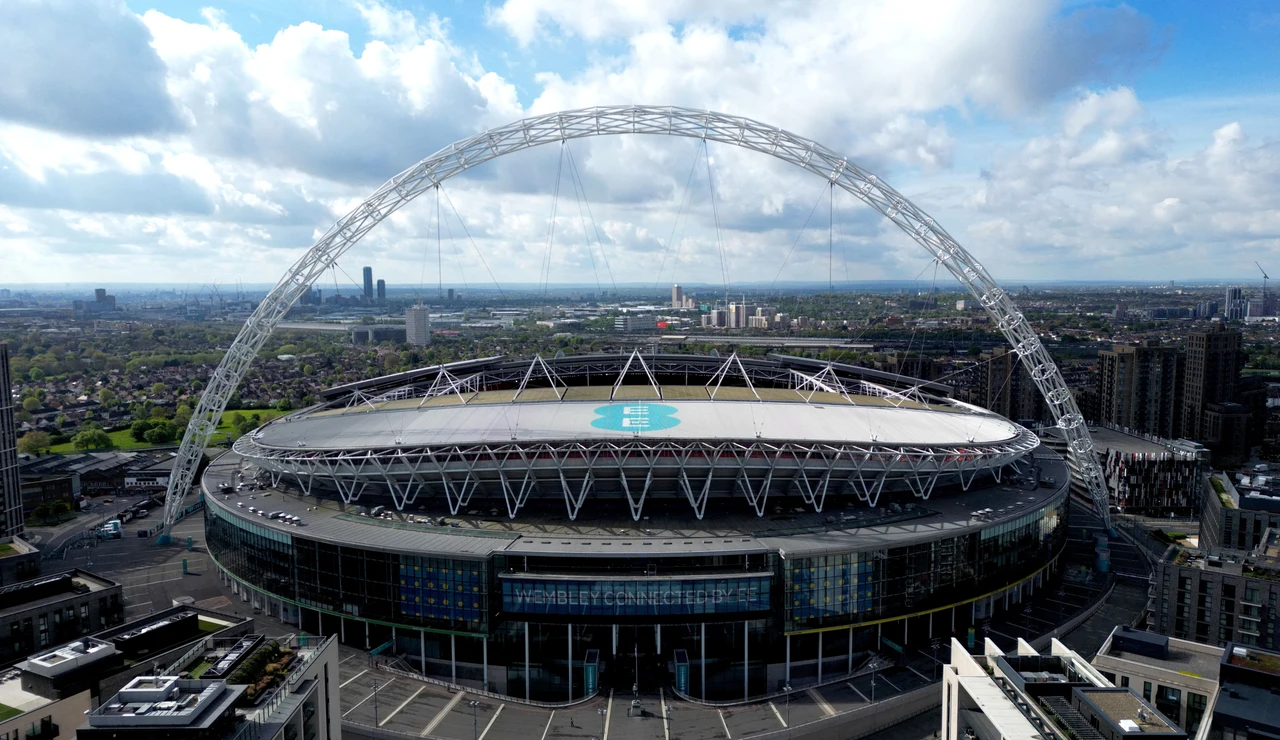 El Estadio de Wembley, sede de la final de la Champions League 2023-24