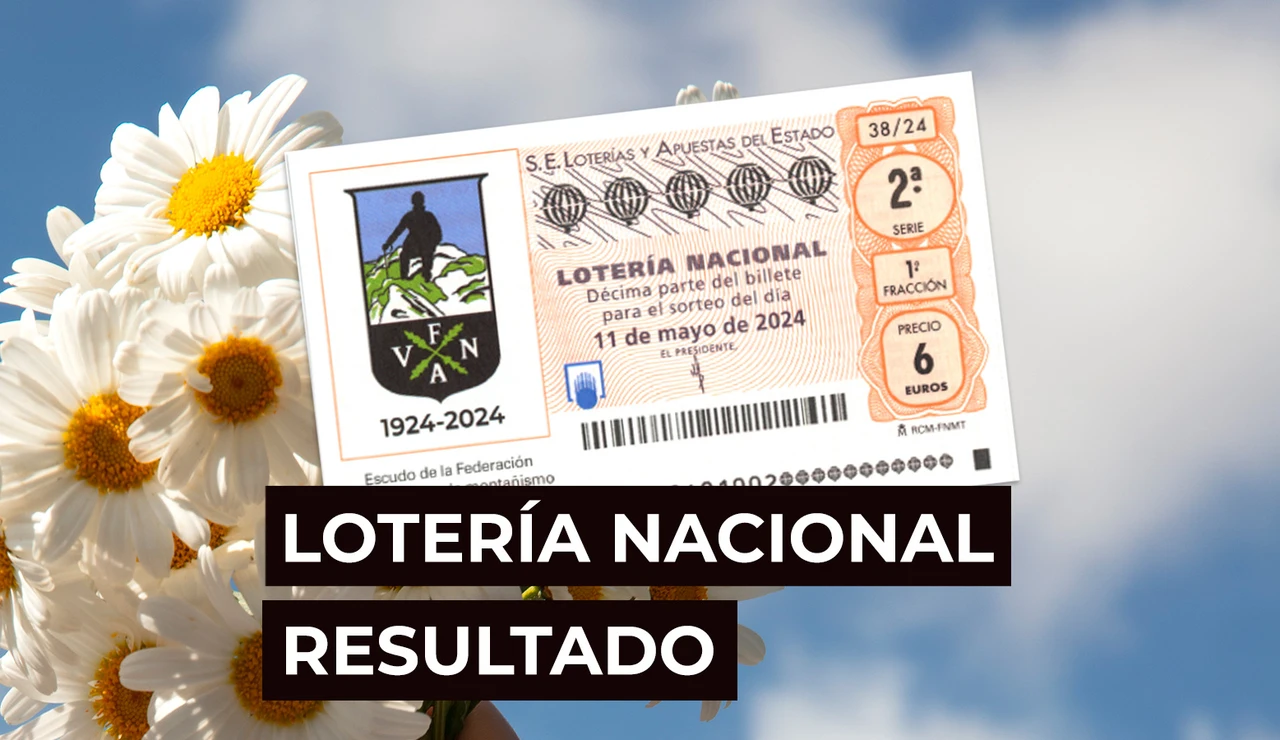Sorteo Lotería Nacional: Comprobar décimo de hoy sábado 11 de mayo, en directo