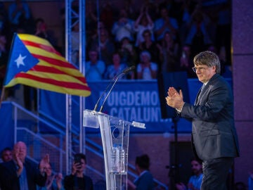 El candidato de Junts, Carles Puigdemont