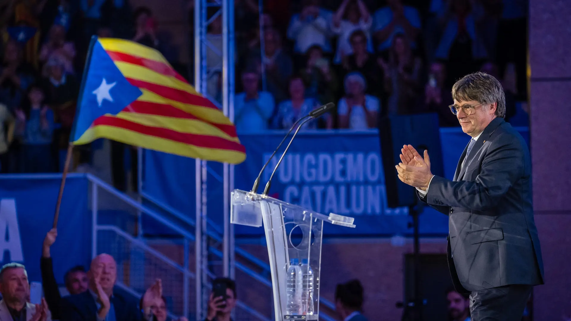 El candidato de Junts, Carles Puigdemont