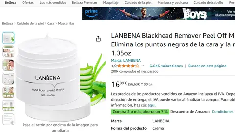 Mascarilla para puntos negros Mascarilla para puntos negros