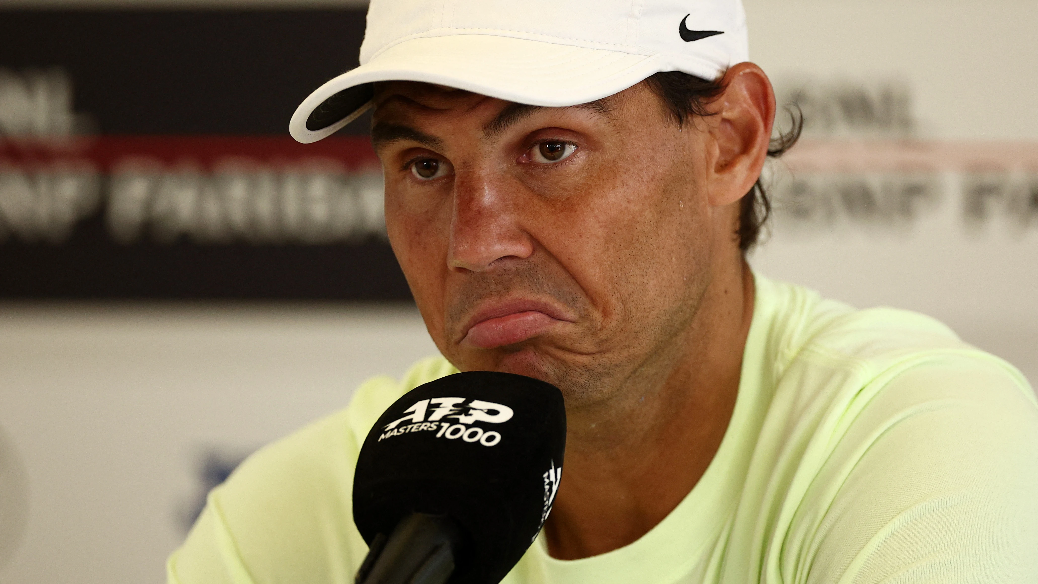 Rafa Nadal atiende a la prensa tras su derrota ante Hubert Hurkacz Rafa Nadal atiende a la prensa tras su derrota ante Hubert Hurkacz