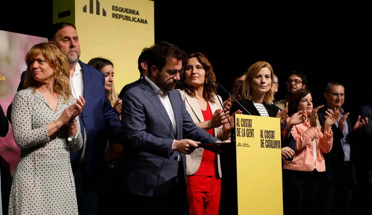 Pere Aragonès, tras las elecciones en Cataluña
