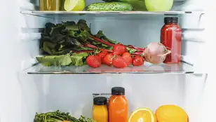 Interior de un frigorífico