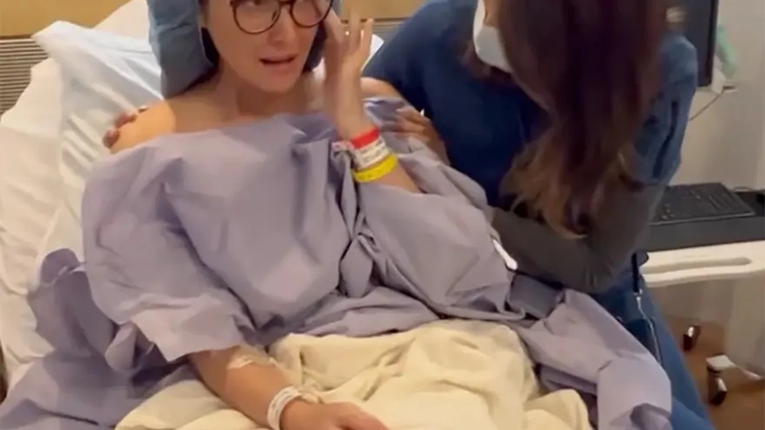 Olivia Munn en el hospital