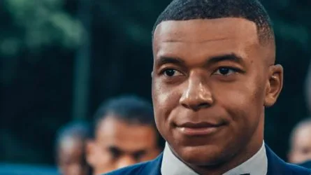 Kylian Mbappé llegando a recoger su premio como mejor jugador de la Ligue 1 2023-2024 Kylian Mbappé llegando a recoger su premio como mejor jugador de la Ligue 1 2023-2024