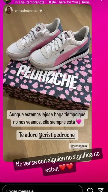 El intercambio de mensajes de Cristina Pedroche y Anna Simon El intercambio de mensajes de Cristina Pedroche y Anna Simon