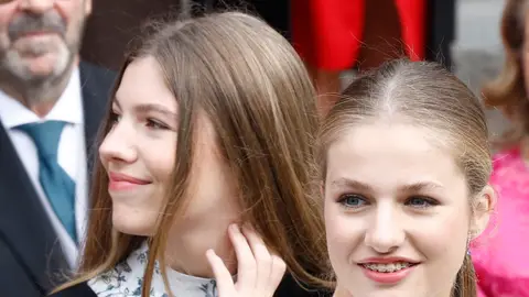 La princesa Leonor y su hermana, la infanta Sofía La princesa Leonor y su hermana, la infanta Sofía
